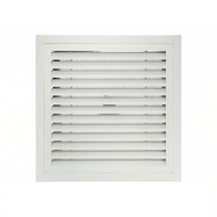 Grille d'aération et panneau d'accès à charnières en aluminium avec filtre, installation facile, amovible pour la ventilation