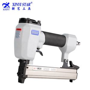 Pistola de Clavos Neumática XINYI M25 de Calibre 18, Clavadora Neumática <span class=keywords><strong>para</strong></span> Marcos de Madera Dura, Trabajos de Carpintería, Fijación de Muebles, Uso Industrial OEM - Product Image 1