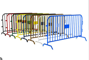 Nhà Máy Tùy Chỉnh Kiểm Soát Đám Đông Hàng Rào Nhiệm Vụ Nặng Nề Thép Hàng Rào Tạm Thời Có Thể Tháo Rời Hàng Rào - Product Image 4