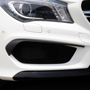 กันชนหน้า Mercedes-Benz CLA C117 สีดำด้าน ปี 2013-2015 CLA200 220 250 AMG ชุดแต่งอัพเกรด - Product Image 1