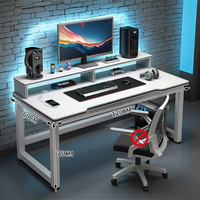 Bureau de jeu moderne pour le bureau et les études - Design élégant GH Z-N-058 Table d'ordinateur moderne