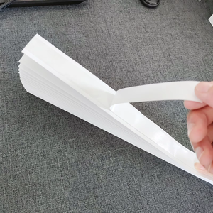 사용자 정의 일회용 종이 창 블라인드 흰색 임시 그늘 쉬운 설치 호텔 침실을위한 공장 직접 공급 - Product Image 1