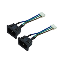 Faisceau de câbles personnalisé pour prise de courant alternatif IEC-C14 prise mâle prise murale IEC C14 à VH 3.96 connecteur câble