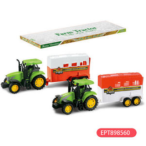 EPT Nouveauté Inertia Horse Box <span class=keywords><strong>Camion</strong></span> de ferme Jouets agricoles Tracteur Animaux Cartoon Enfants Animal Farmer Car Toy à vendre - Product Image 1