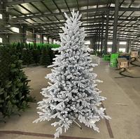 Sapin de Noël artificiel floqué de 7 pieds