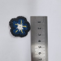 Nouveau arrivé Crochet Patch fleur Style patchs fer sur patchs pour vêtement chapeau bricolage décoratif