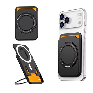 Supporto Magnetico Girevole a 360° per Telefono con Porta Carte per <span class=keywords><strong>iPhone</strong></span> 18 <span class=keywords><strong>Pro</strong></span> <span class=keywords><strong>Max</strong></span> 17 <span class=keywords><strong>Pro</strong></span> 16 15 14 <span class=keywords><strong>13</strong></span>, Antiurto, Sottile, Portatile - Product Image 1