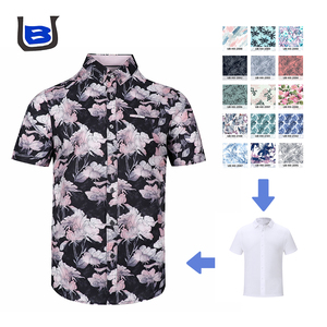 <span class=keywords><strong>Camicie</strong></span> Casual da <span class=keywords><strong>uomo</strong></span> stampate su misura per la vacanza in spiaggia <span class=keywords><strong>con</strong></span> chiusura a bottone <span class=keywords><strong>con</strong></span> colletto risvolto a sinistra a maniche corte per la primavera - Product Image 6