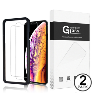 Di alta qualità di formato per il <span class=keywords><strong>iphone</strong></span> 11 X XR <span class=keywords><strong>XS</strong></span> MAX temperato di vetro con la protezione dello schermo applicatore 2 Pack - Product Image 6