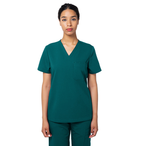 <span class=keywords><strong>Pantalon</strong></span> de Jogging Ample Droit Évasé Yuhong pour Femmes, <span class=keywords><strong>Blanc</strong></span>, en Tissu Polyester Élasthanne, Uniforme Médical de Docteur - Product Image 2