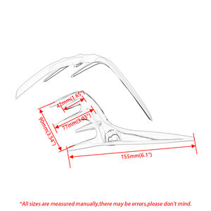 Garnitures de décoration extérieure pour haut-parleur passager de moto pour Honda <span class=keywords><strong>Goldwing</strong></span> GL1800 2006-2017 Gold Wing GL 1800 - Product Image 3