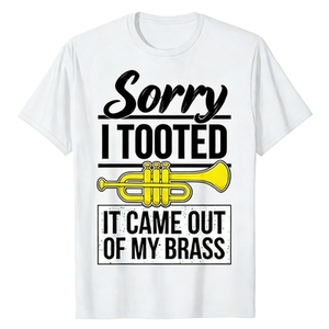 T-shirt humoristique « Je joue de la trompette » – Instrument de musique en cuivre – <span class=keywords><strong>Blague</strong></span> – Haut - Product Image 4