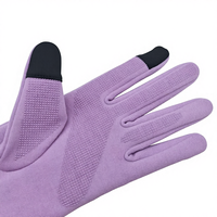 Gants de course à doigts entiers 100 % laine mérinos unisexe, printemps automne, décontractés, pour l'extérieur, thermiques, isolants, chauds, compatibles écran tactile