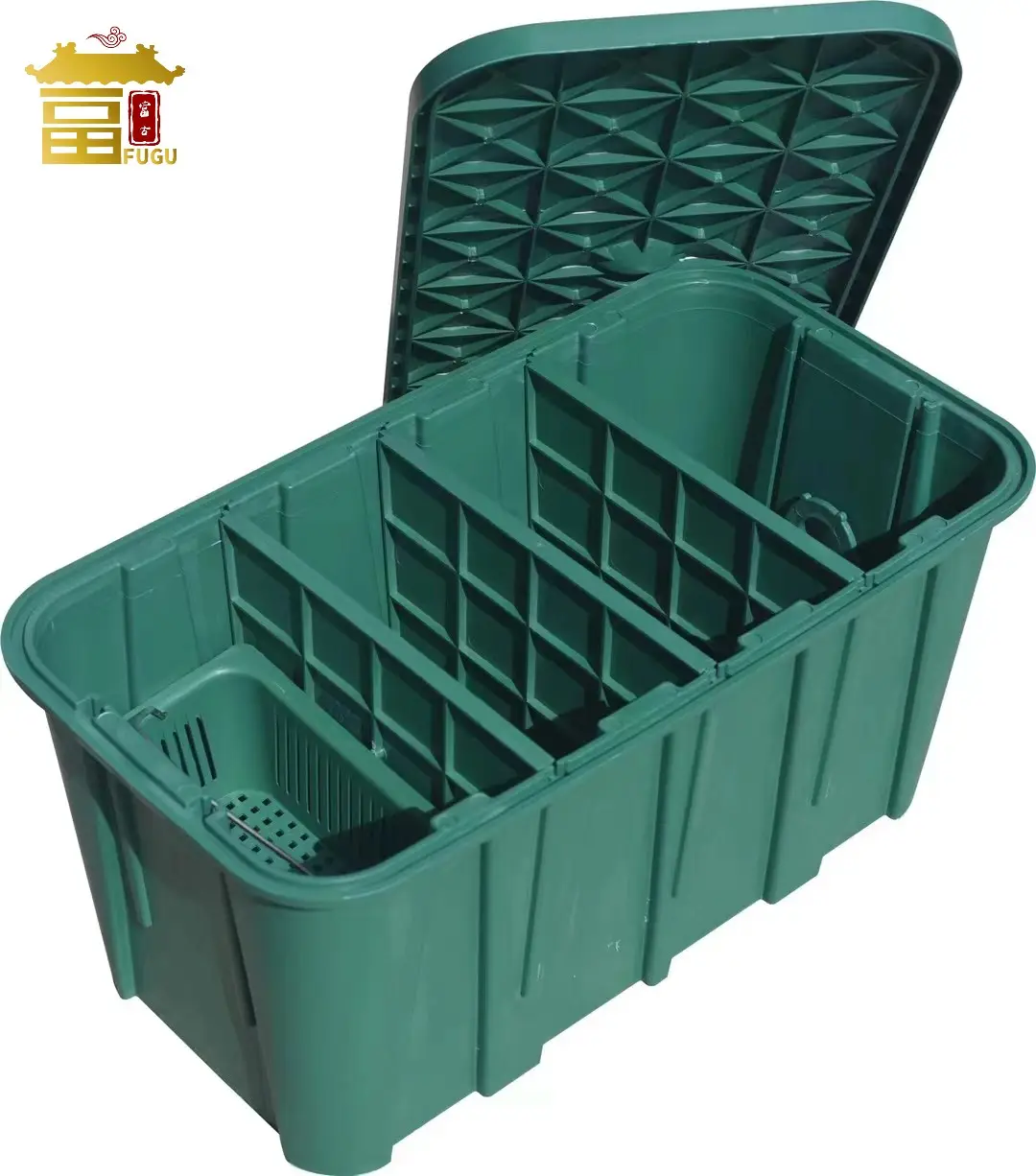 Novo Design Plástico PP PE Grease Trap para Cozinha Waste Filtering PP Intercepção Tanque para Tratamento de Esgoto