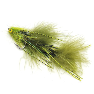 Nuevas Moscas Articuladas de Goma con Patas de 11cm y Flash 2.4g, Tipo Circus Peanut Streamer, Atractivas para Pesca de Lubina, Salmón y Trucha en Lago - Product Image 5
