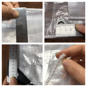Film tissé renforcé en HDPE 150 GSM, résistant, imperméable et anti-grêle, transparent, pour couverture de serres et d'arbres fruitiers - Product Image 2