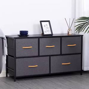 Commodes de rangement modernes multi-usages en tissu pour enfants, armoires réglables pour bébés, armoire de rangement <span class=keywords><strong>à</strong></span> cadre métallique, grande capacité de rangement - Product Image 4