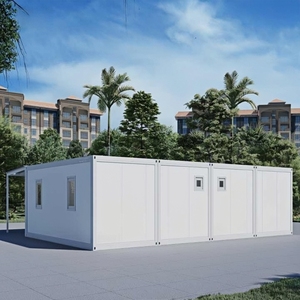 Casa Modular Prefabricada de Lujo Moderna, en Contenedor Plano de 10 pies, 20 pies, 40 pies, Precios de Kits Prefabricados - Product Image 1