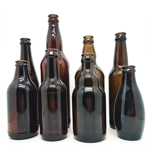 Botellas de Vidrio Transparente para Refrescos o Jugos de 330 ml, 33 cl, 12 oz, <span class=keywords><strong>Precio</strong></span> Económico al por Mayor, con Tapa Corona Negra y Dorada - Product Image 6