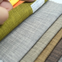 Tissu en mousseline de lin YAYU YYA13, 100 % polyester, tissé, teint en fil, uni, respirant, résistant à l'eau, poids moyen, pour la maison, fabriqué en Chine