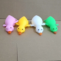 Jouet anti-stress élastique en forme de canard Lala Le Duck Squeeze Fidget Toy, jouet amusant pour soulager le stress, cadeaux surprise pour enfants