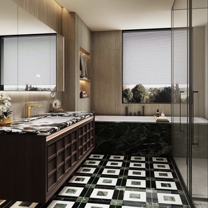 Mueble de Baño BALOM de Diseño Nuevo en Madera de Nogal, MDF, Contrachapado y Melamina, Mueble Modular con Espejo Inteligente, Tamaño Personalizado, OEM - Product Image 3