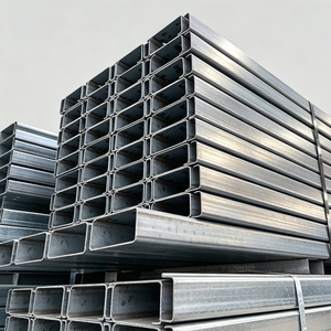 Perfil de Acero Galvanizado HDG de <span class=keywords><strong>Doble</strong></span> Refuerzo, Tipo Unistrut en Forma de C, Perforado y Ranurado de Cara a Cara - Product Image 4