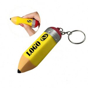 Llavero Antiestrés de Espuma de Poliuretano con Forma de Lápiz y Logotipo Personalizado para Regalos Promocionales - Product Image 4