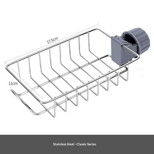 Estante para Grifo <span class=keywords><strong>de</strong></span> Acero Inoxidable, Multifuncional, para Montar <span class=keywords><strong>en</strong></span> la <span class=keywords><strong>Pared</strong></span>, Escurridor <span class=keywords><strong>de</strong></span> Platos para Fregadero <span class=keywords><strong>de</strong></span> Cocina - Product Image 4
