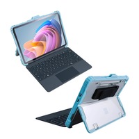 Étuis transparents Laudtec avec dragonne pour ordinateur portable Microsoft Surface Pro 12, avec emplacement pour stylet, bandoulière, housse antichoc pour tablette Pbk332 – Vente en gros OEM/ODM/Marque Privée