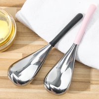 Cuillère de massage facial en acier inoxydable Hongstars, rouleau de glace à double tête pour le refroidissement et le chauffage, outil de soin de la peau pour réduire les poches sous les yeux