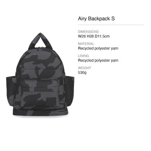 Sac à dos en tissu polyester recyclé CIPU Airy S 26x28cm pour femme en stock Taïwan - Product Image 6