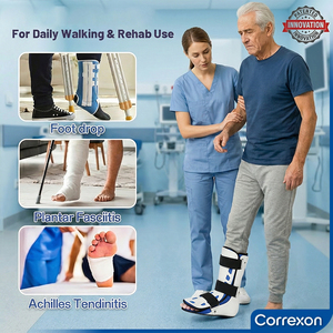 Férula Ajustable Certificada para Soporte de Fracturas de Tobillo y Pie, Estabilizador Transpirable para Uso Clínico y Farmacéutico - Product Image 2