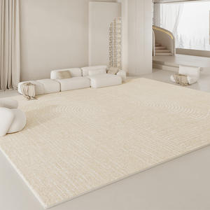 Moderno <span class=keywords><strong>tappeto</strong></span> <span class=keywords><strong>Beige</strong></span> Anti-Slip morbido soggiorno in finto Cashmere Roll <span class=keywords><strong>Vintage</strong></span> floreale grande <span class=keywords><strong>tappeto</strong></span> per cucina sala da pranzo - Product Image 2