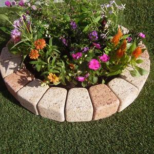 Màu be và màu cam hiện đại bê tông khối trang trí ngoài trời gạch đỏ cho tường vườn - Product Image 2