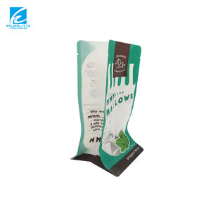 Bolsa de embalaje pequeña sellada con calor de PP transparente personalizada para galletas de chocolate horneadas y regalo de dulces Diseño de fuelle de 8 lados - Product Image 4