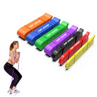 Ensemble de bandes de boucle élastique d'entraînement de yoga de niveau de résistance lourd équipement de fitness en latex pour l'entraînement et l'assistance