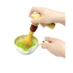 Makes preparing matcha easy bamboo tea matcha whisk set from Japan