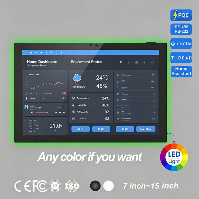 Arrivals RK3576S Multi Interfaces 10.1 Inch Wall Mounting Smart Home Tablet Hub Remote Voice Control Wifi AI Control Panel