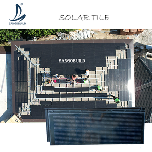 Tente de toit à coque dure avec <span class=keywords><strong>panneau</strong></span> <span class=keywords><strong>solaire</strong></span>, briques de couleur, tuiles d'argile alimentées, système de toit <span class=keywords><strong>solaire</strong></span> BIPV haute puissance avec batterie - Product Image 6