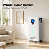 Batterie solaire au lithium Lifepo4 48 V 51,2 V 280 Ah 314 Ah 15 kWh 16 kWh, adaptée à l'onduleur Deye Growatt pour le stockage