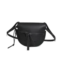Sac bandoulière vintage pour femme avec nœud décoratif, sac à l'épaule en cuir PU, mini sac à bandoulière tendance pour femme, sac à main quotidien OEM ODM