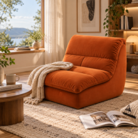 Fauteuil d'appoint en velours cuivré pour appartement loft urbain, penthouse, maison de ville, duplex, maison de démarrage, hall d'entrée, aménagement et revente