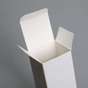 Boîte en carton blanc réutilisable prête à la vente au détail |   Emballage de produits haut de gamme |   Quantité minimum de commande : 500 pièces - Product Image 4