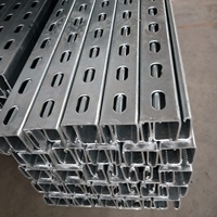 Structure de montage solaire pré galvanisée C Channel Système de montage solaire GI Steel C Channel Steel