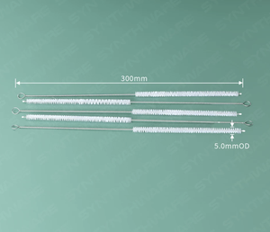 Brosse de nettoyage pour tube NMR de 300 mm avec manche en fil métallique, diamètre extérieur de 5,0 mm - Product Image 2
