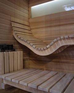 Phong cách Châu Âu phòng tắm hơi cabin trong nhà truyền thống phòng tắm hơi Cube ngoài trời gỗ đốt bếp rắn gỗ hồng ngoại nóng 3 người - Product Image 6