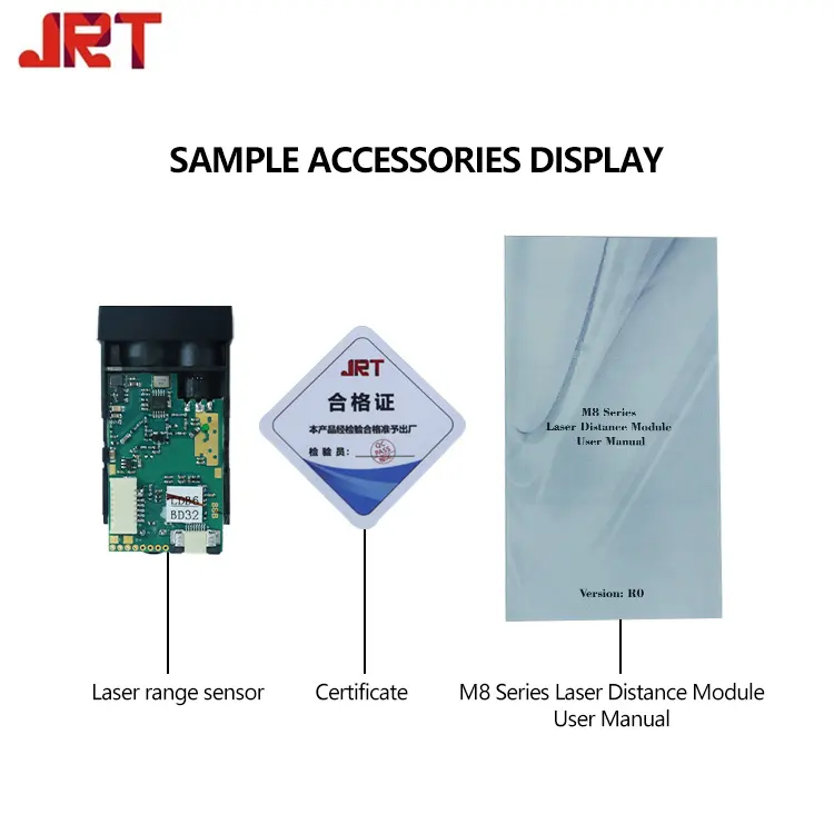 TTL CMOS Pengukuran Volume Sudut Laser, Sensor Modul Jarak Akurat Jarak Lidar dengan Perintah Hex