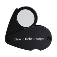 Portable Dichroscope Jewelry Loupe Tool for Identifying Pleochroic Gemstones and Quality Inspection