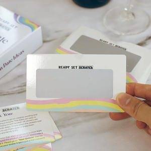 Actividades para <span class=keywords><strong>parejas</strong></span> Juego de cartas <span class=keywords><strong>Preguntas</strong></span> personalizadas Juego de cartas para rascar para <span class=keywords><strong>parejas</strong></span> - Product Image 6